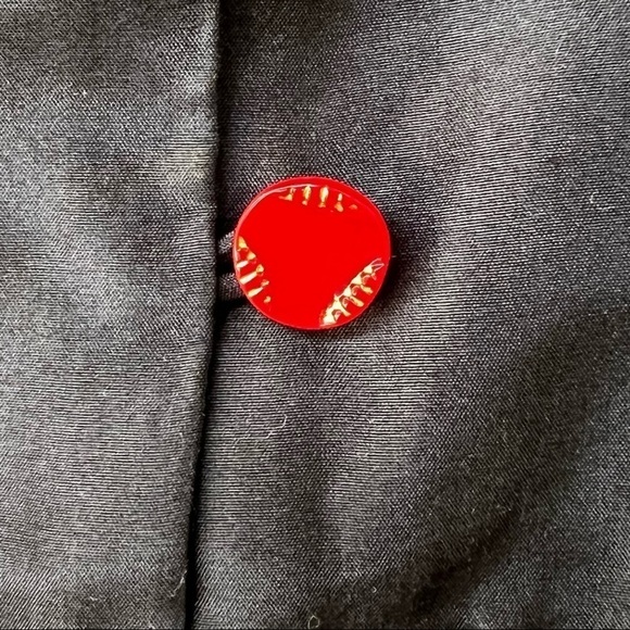 ANTHROPOLOGIE BLACK SILK GOTH EMPIRE WAIST EMBROIDERED DRESS SIZE LARGE NWOT - Picture 8 of 11